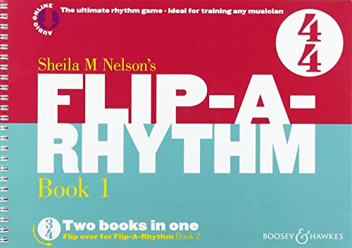Flip-a-rhythm: Das optimale Rhythmus-Spiel - ein ideales Training für jeden Musiker!. Vol. 1+2.: Das optimale Rhythmus-Spiel - ein ideales Training ... Vol. 1+2.. 2 Books in one. Whith Audio Online von Boosey & Hawkes Publishers Ltd.